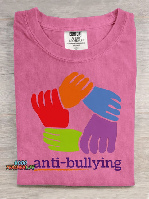 Anti-bullying Decorative Pattern T-shirt