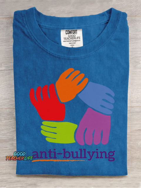 Anti-bullying Decorative Pattern T-shirt