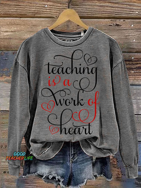 A Work of Heart Casual Sweatshirt