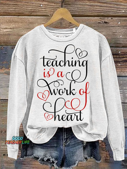 A Work of Heart Casual Sweatshirt