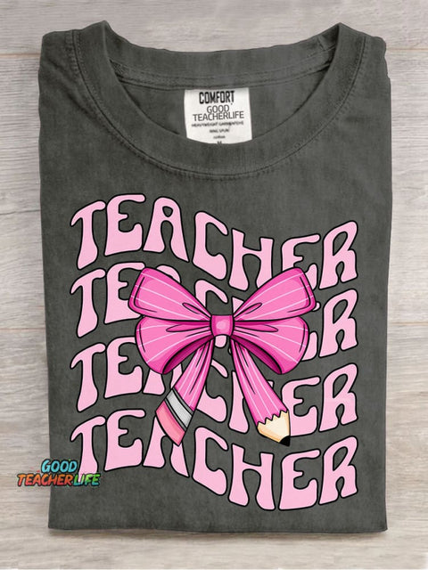 Teacher Decorative Pattern T-shirt