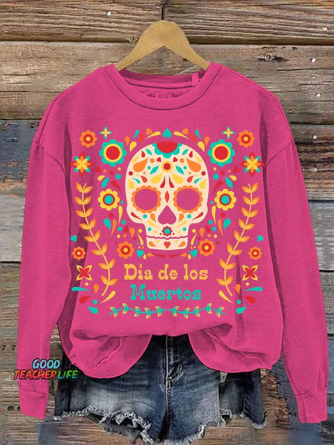 Day of The Dead Día De Los Muertos Casual Sweatshirt