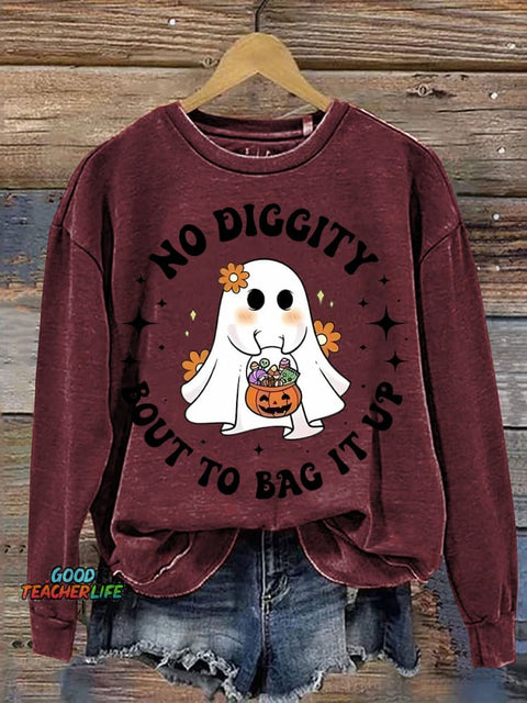 No Diggity Bag It Up Casual Sweatshirt