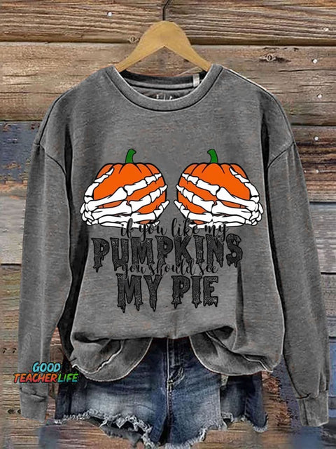 Sexy Halloween Decorative Pattern Casual Sweatshirt