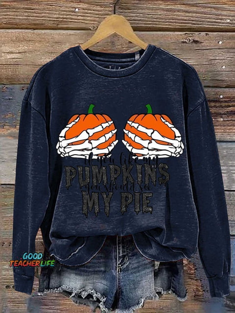 Sexy Halloween Decorative Pattern Casual Sweatshirt