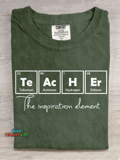 Teacher The Inspiration Element T-shirt