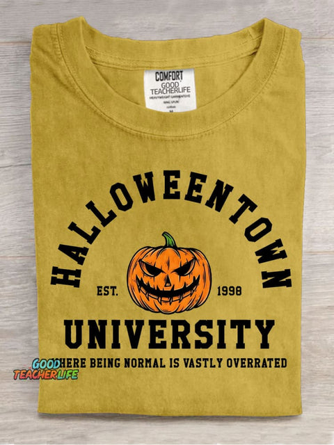 Halloween University Decorative Patterns T-shirt