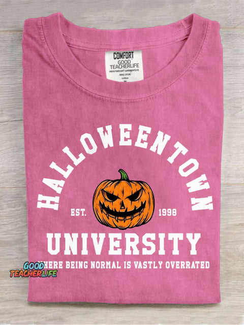 Halloween University Decorative Patterns T-shirt