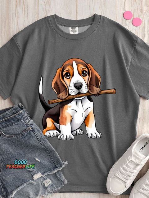 Beagle Dog Decorative Pattern T-shirt