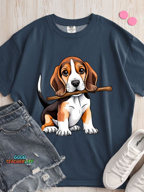 Beagle Dog Decorative Pattern T-shirt