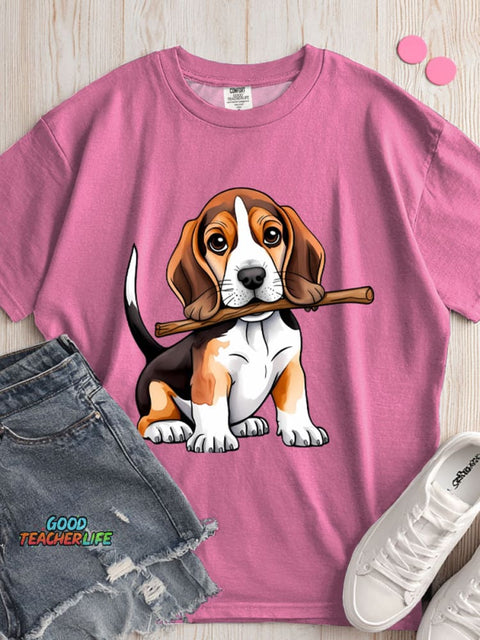 Beagle Dog Decorative Pattern T-shirt