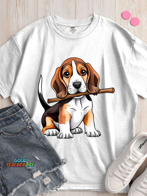 Beagle Dog Decorative Pattern T-shirt