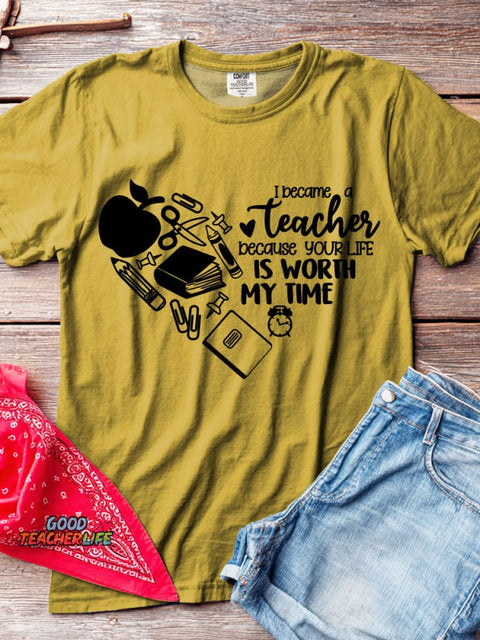 I Became A Teacher T-shirt