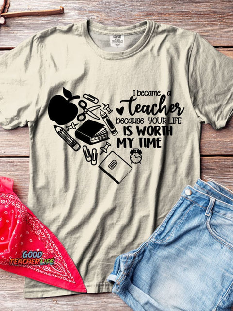 I Became A Teacher T-shirt