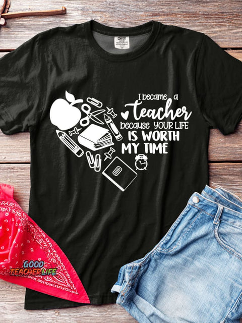 I Became A Teacher T-shirt