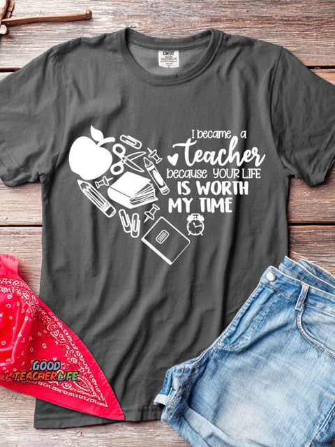 I Became A Teacher T-shirt