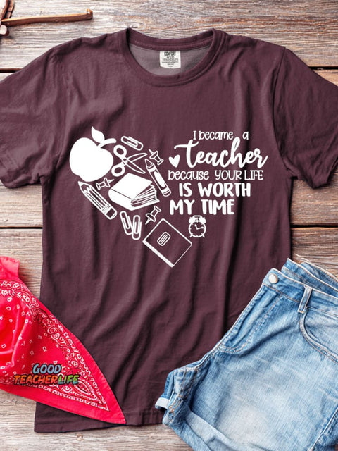 I Became A Teacher T-shirt