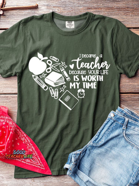 I Became A Teacher T-shirt