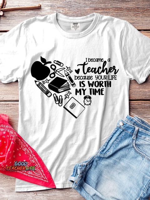 I Became A Teacher T-shirt