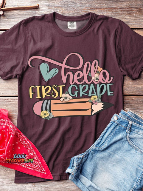 Hello First Grade T-shirt
