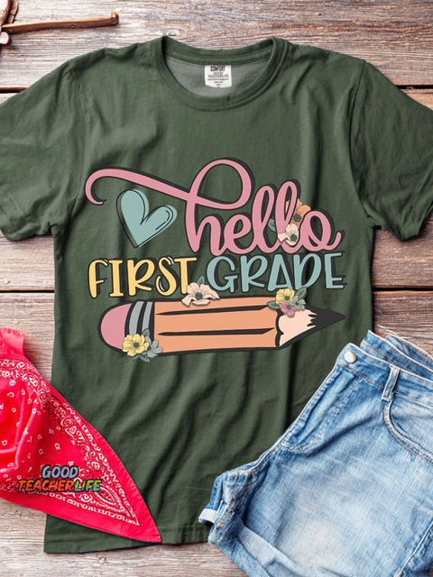 Hello First Grade T-shirt