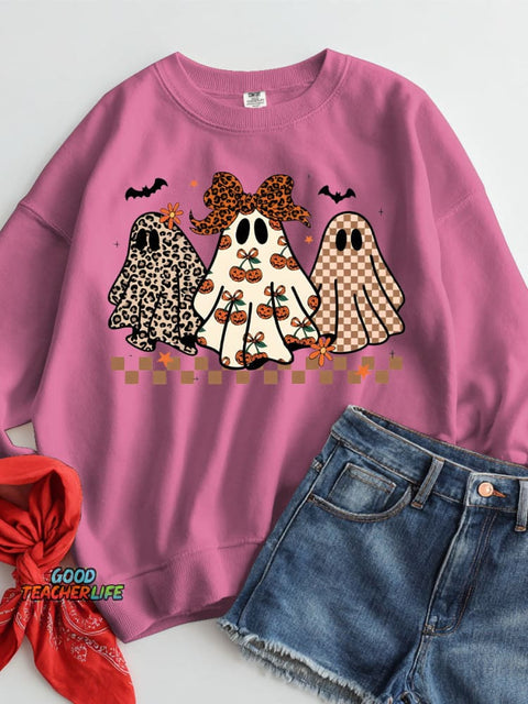 Spooky Halloween Casual Sweatshirt