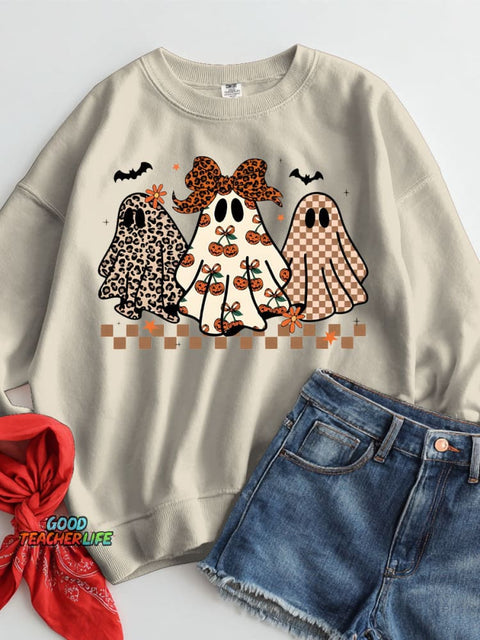 Spooky Halloween Casual Sweatshirt