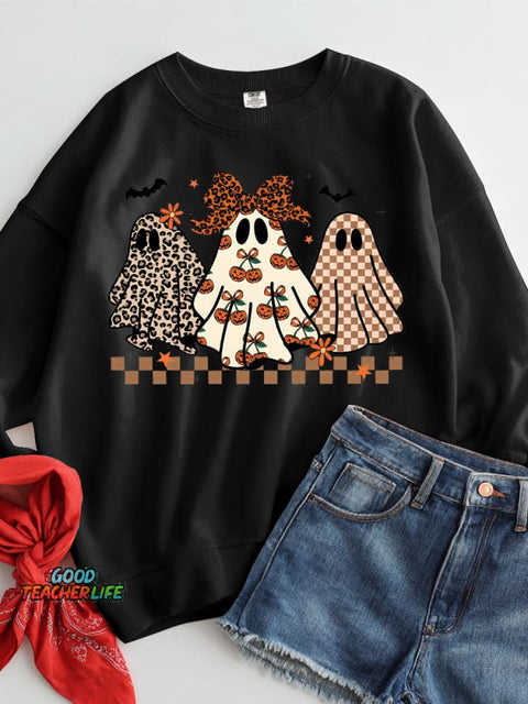 Spooky Halloween Casual Sweatshirt