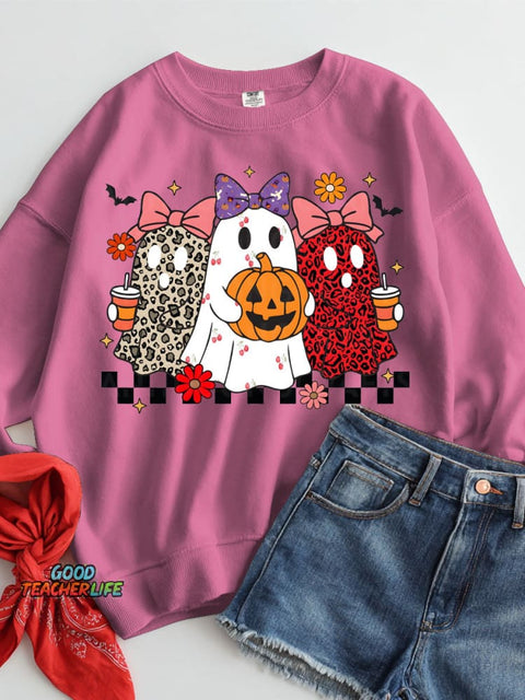 Halloween Decorative Pattern Casual Sweatshirt