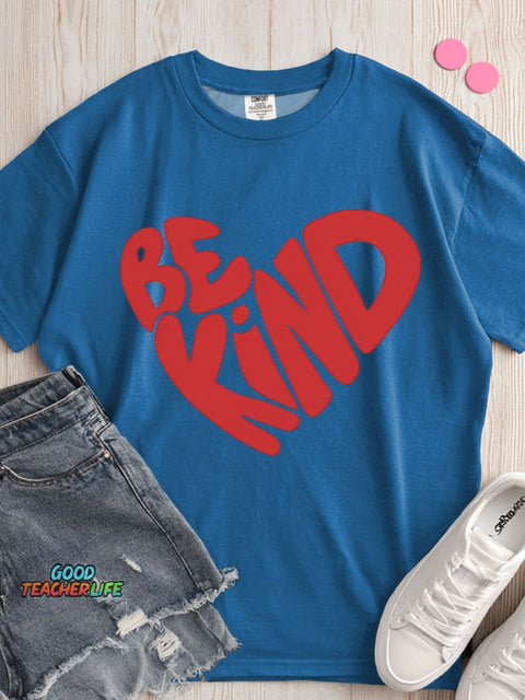 Be Kind Decorative Pattern T-shirt