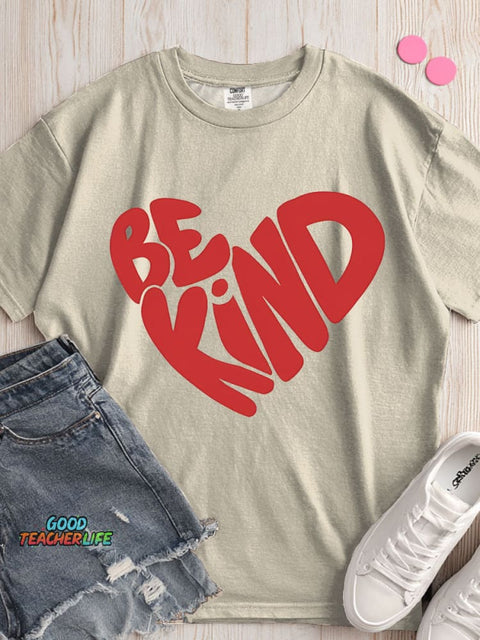 Be Kind Decorative Pattern T-shirt