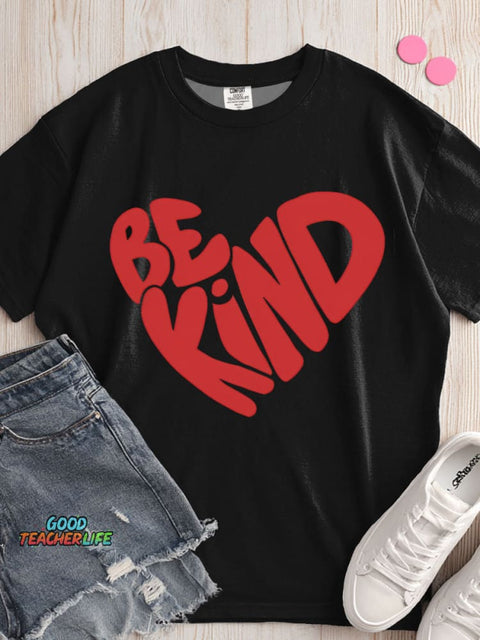 Be Kind Decorative Pattern T-shirt