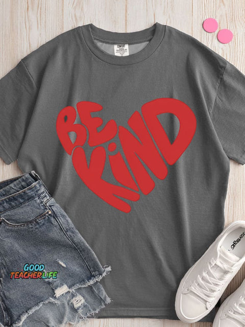 Be Kind Decorative Pattern T-shirt