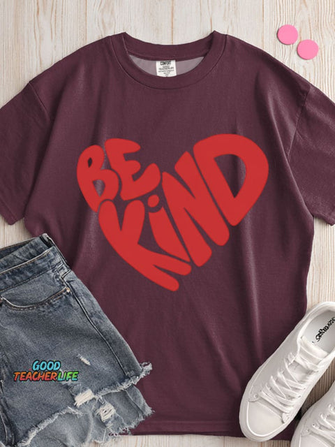 Be Kind Decorative Pattern T-shirt