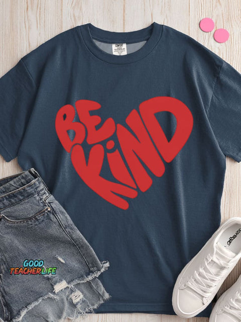 Be Kind Decorative Pattern T-shirt