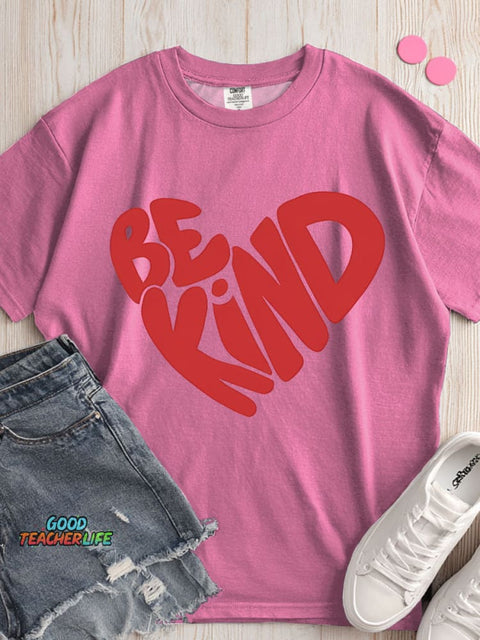 Be Kind Decorative Pattern T-shirt