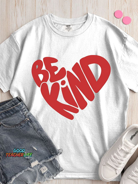 Be Kind Decorative Pattern T-shirt
