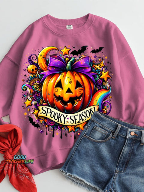 Pumpkin Seacon Halloween Casual Sweatshirt