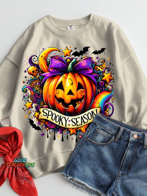 Pumpkin Seacon Halloween Casual Sweatshirt