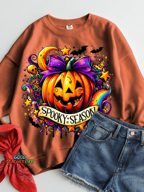 Pumpkin Seacon Halloween Casual Sweatshirt
