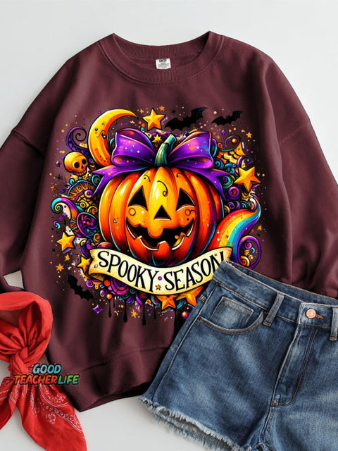 Pumpkin Seacon Halloween Casual Sweatshirt