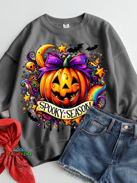 Pumpkin Seacon Halloween Casual Sweatshirt