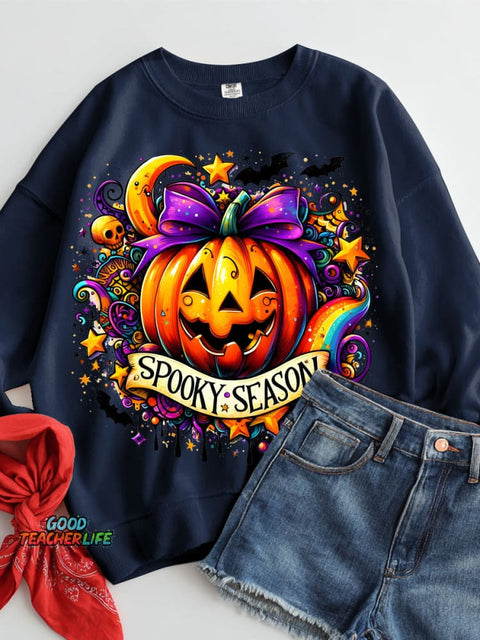Pumpkin Seacon Halloween Casual Sweatshirt