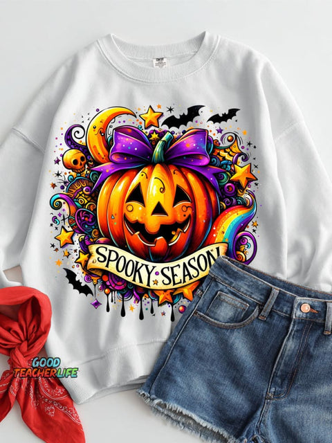Pumpkin Seacon Halloween Casual Sweatshirt