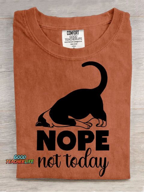 Nope Not Today Decorative Pattern T-shirt