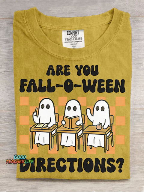 Are You Fall-o-ween Directions? T-shirt