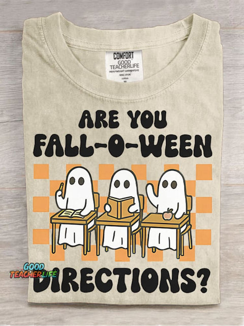 Are You Fall-o-ween Directions? T-shirt