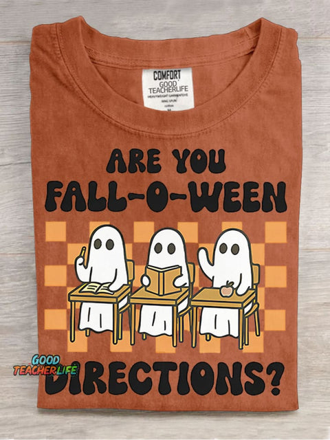 Are You Fall-o-ween Directions? T-shirt