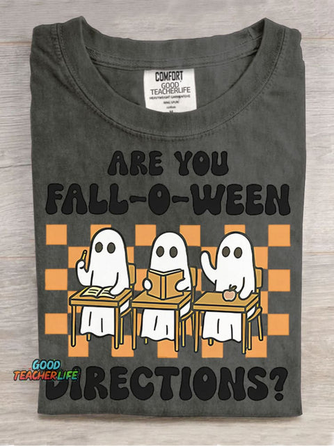 Are You Fall-o-ween Directions? T-shirt