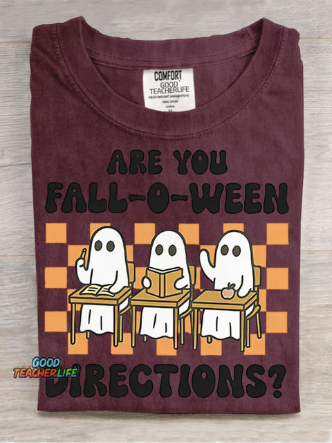 Are You Fall-o-ween Directions? T-shirt